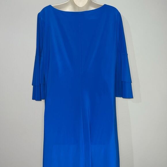 Lauren Ralph Lauren flutter bell sleeved midi dress - Picture 6 of 8